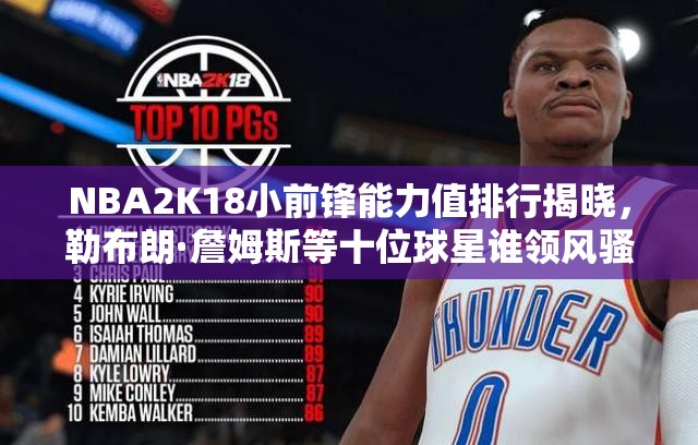 NBA2K18小前锋能力值排行揭晓，勒布朗·詹姆斯等十位球星谁领风骚？