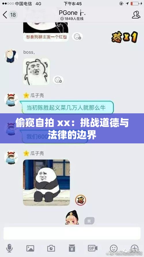 偷窥自拍 xx：挑战道德与法律的边界