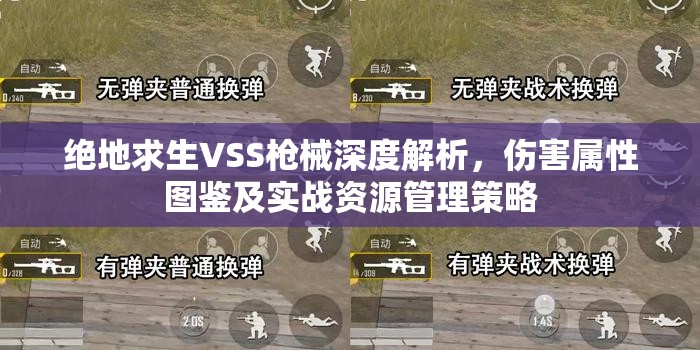 绝地求生VSS枪械深度解析，伤害属性图鉴及实战资源管理策略