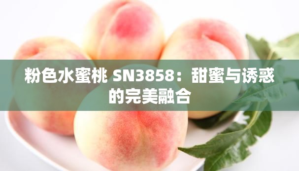 粉色水蜜桃 SN3858：甜蜜与诱惑的完美融合