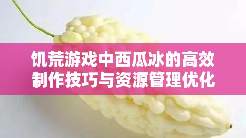 饥荒游戏中西瓜冰的高效制作技巧与资源管理优化艺术