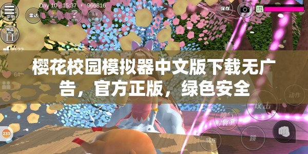 樱花校园模拟器中文版下载无广告，官方正版，绿色安全