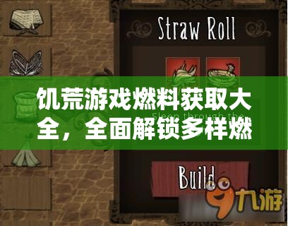 饥荒游戏燃料获取大全，全面解锁多样燃料获取方法与技巧