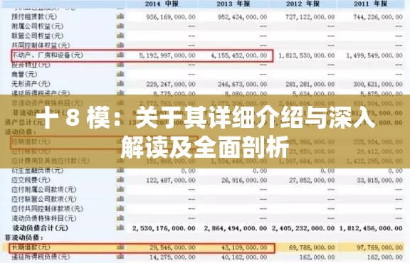 十 8 模：关于其详细介绍与深入解读及全面剖析