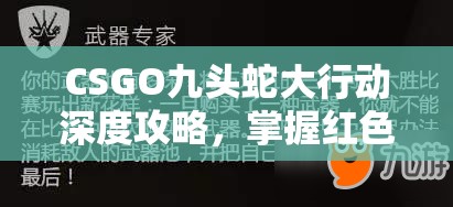 CSGO九头蛇大行动深度攻略，掌握红色困难任务中的资源管理艺术与技巧