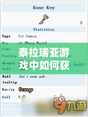 泰拉瑞亚游戏中如何获取独特的骷髅头宠物？详细获取方法解析