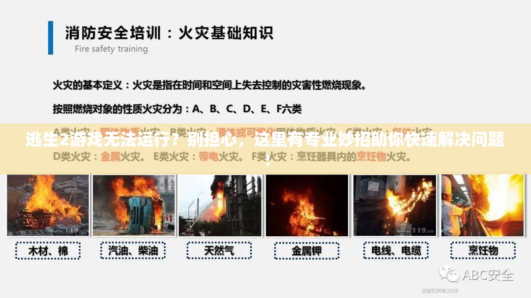 逃生2游戏无法运行？别担心，这里有专业妙招助你快速解决问题！