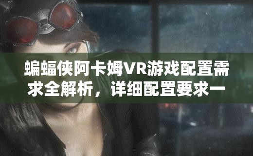 蝙蝠侠阿卡姆VR游戏配置需求全解析，详细配置要求一览表