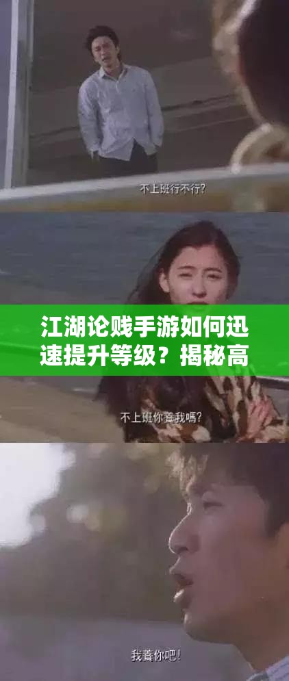 江湖论贱手游如何迅速提升等级？揭秘高效升级攻略悬念！