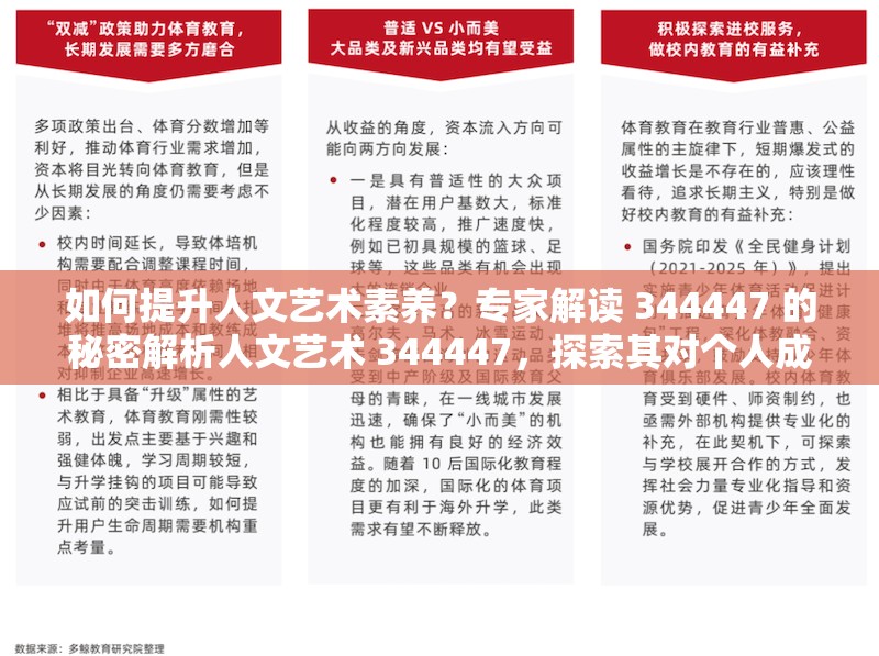 如何提升人文艺术素养？专家解读 344447 的秘密解析人文艺术 344447，探索其对个人成长的影响344447 背后的人文艺术密码，你知道多少？