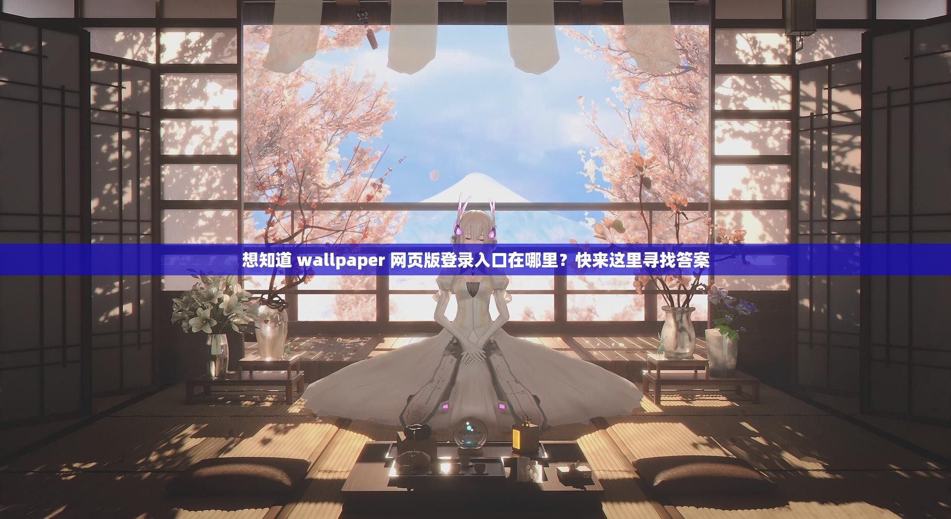 想知道 wallpaper 网页版登录入口在哪里？快来这里寻找答案