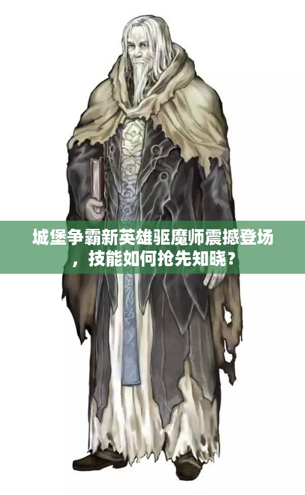 城堡争霸新英雄驱魔师震撼登场，技能如何抢先知晓？