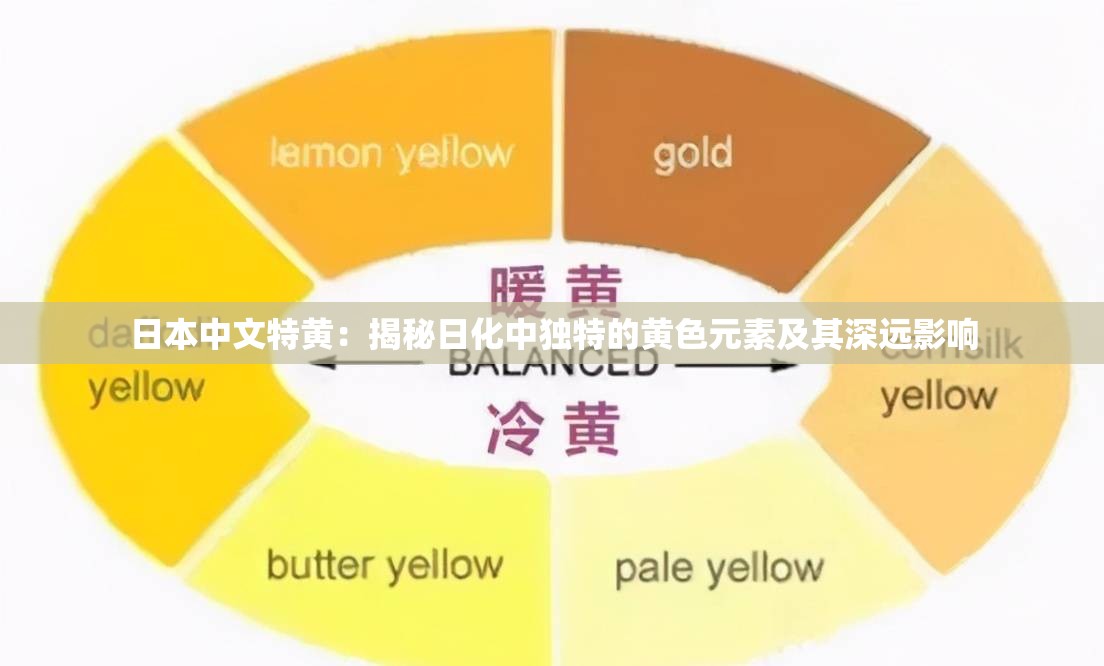 日本中文特黄：揭秘日化中独特的黄色元素及其深远影响