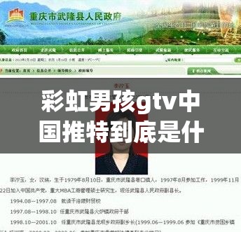 彩虹男孩gtv中国推特到底是什么？为何能引发网络广泛关注与热议？