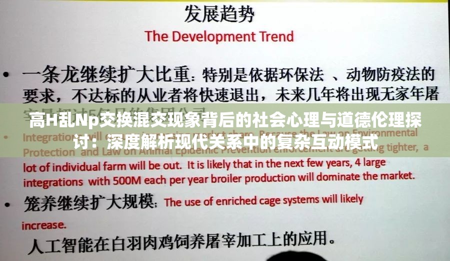 高H乱Np交换混交现象背后的社会心理与道德伦理探讨：深度解析现代关系中的复杂互动模式