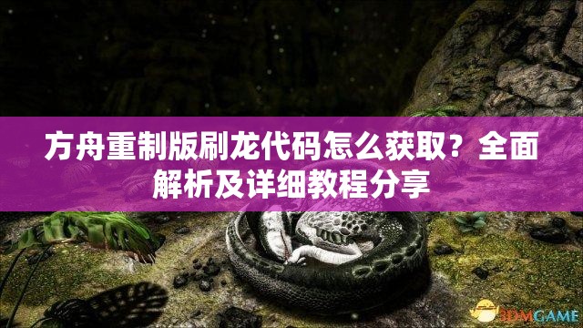 方舟重制版刷龙代码怎么获取？全面解析及详细教程分享