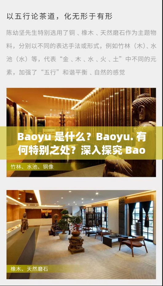 Baoyu 是什么？Baoyu. 有何特别之处？深入探究 Baoyu. 的奥秘与价值